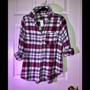 long sleeve flannel shirt aeropostale